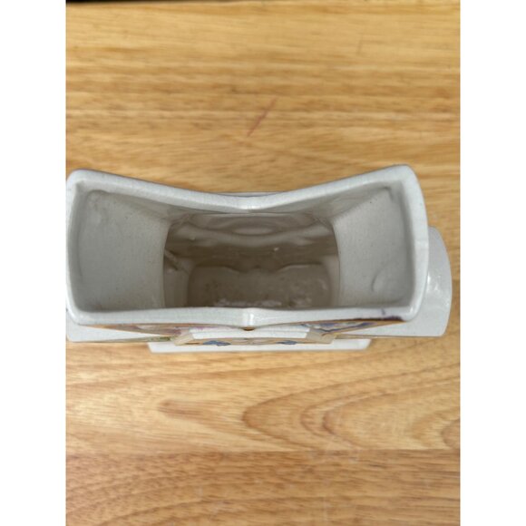 Order of the Eastern Star OES Ceramic Vase Planter Free Mason Vintage 5.5" - Picture 3 of 9